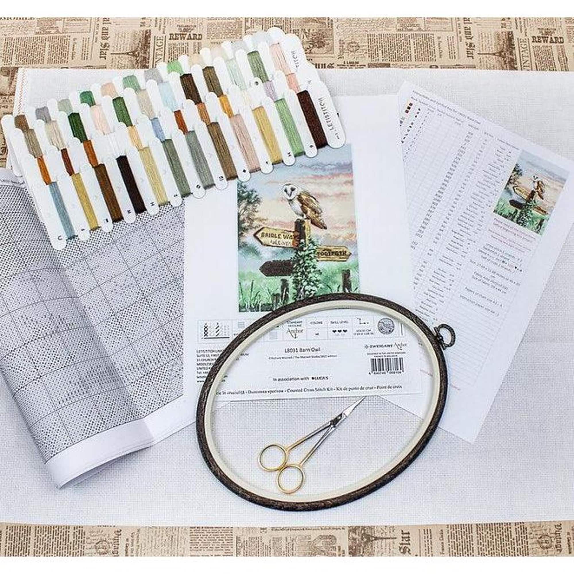 Letistitch Barn Owl Counted Cross Stitch Kit